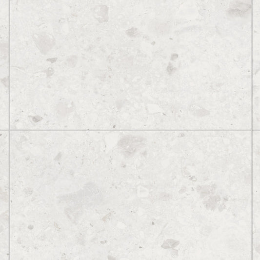 Multipanel White Terrazzo Large Tile Effect Shower Panels
