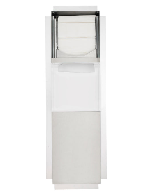 Zero Concealed Paper Towel & Waste Bin